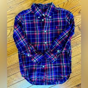 Boys, Ralph Lauren Button Down Shirt, size 5.